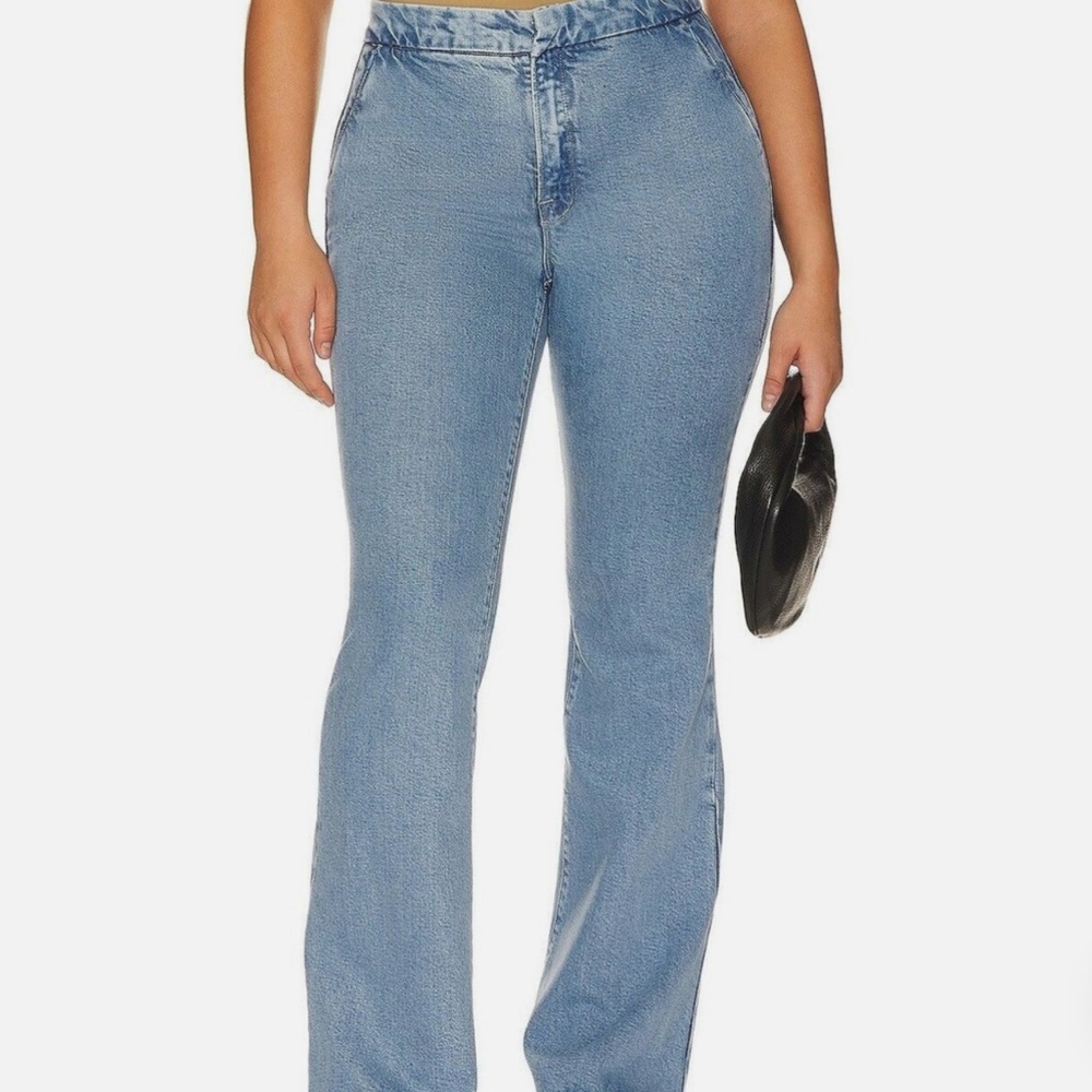 GOOD LEGS FLARE STRETCH TROUSERS | INDIGO551 - 18 Plus nwt